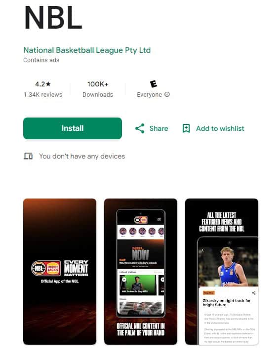 2024 NBL Playoff App