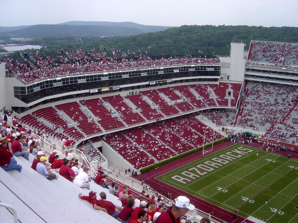 Arkansas home stadium
