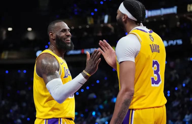 Lebron James and Anthony Davis