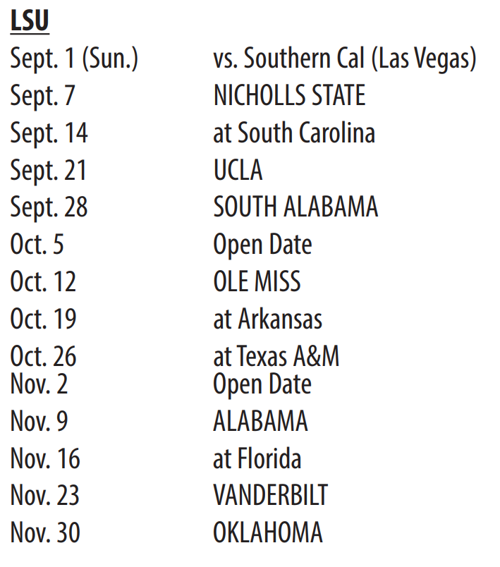 Lsu Football Schedule 2024 Printable Free Download Lane Shirlene Lsu Football Schedule 2024 Printable Free Download Lane Shirlene