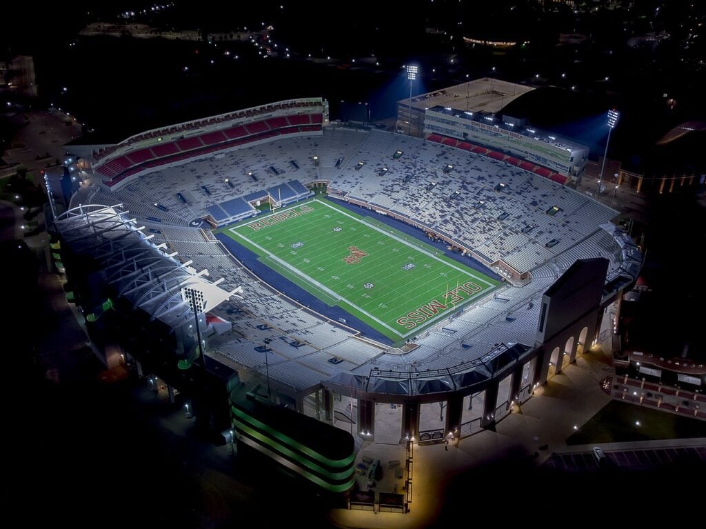 Vaught-Hemingway_Stadium - Sports Brackets Ole Miss Stadium