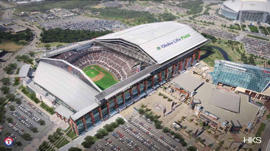 Globe Life Field, home of Texas Rangers