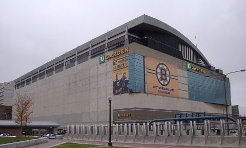 TD Garden, home of the Boston Celtics and Boston Bruins