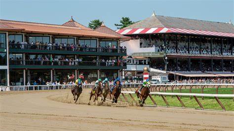 Saratoga Race Track site of the 2024 Belmont Stakes race.