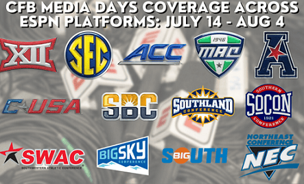 College Football Media Days