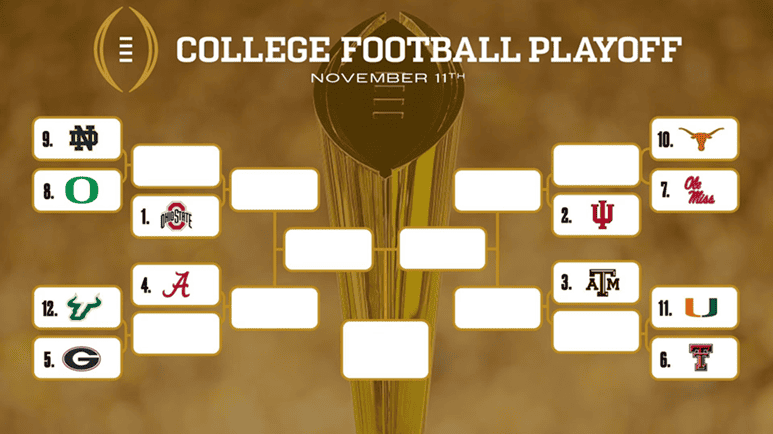 2025-26 College Football Playoff Rankings Nov 11; Schedule, Projected Bracket