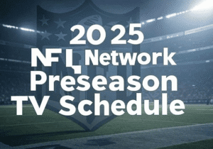 2025 NFL Preseason TV Schedule; NFL Network to Air 21 Games
