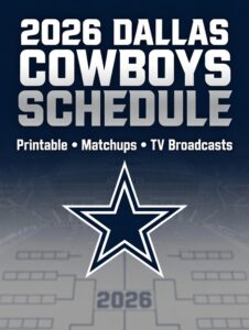 2026 Dallas Cowboys Schedule