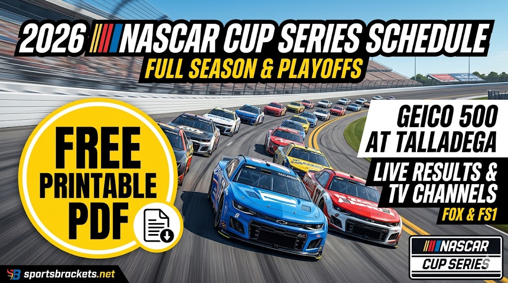 2026 NASCAR Cup Series Schedule Featured