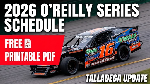 2026 Oreilly Series Schedule