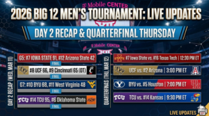 2026 Big 12 Tournament Schedule and Bracket Wed Update