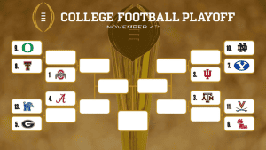 2025-26 College Football Playoff Schedule; Projected Bracket, Rankings, and Schedules