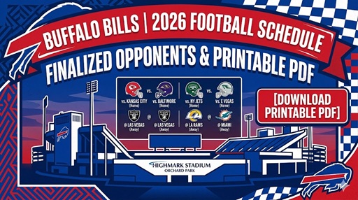 2026 Buffalo Bills Schedule