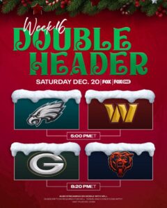 NFL Saturday Doubleheader