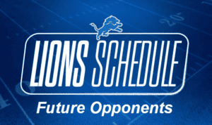 Detroit Lions Future Opponents