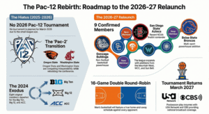 Read more about the article 2026 Pac-12 Basketball Tournament: No Event This Year – Why + 2026-27 Teams & Future Outlook