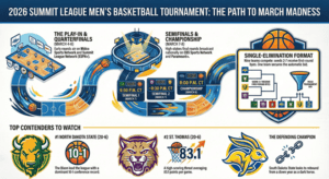 Read more about the article 2026 Summit League Men’s Basketball Tournament: Schedule, Bracket, and Preview