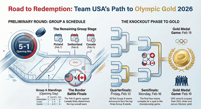 2026 Winter Olympics Women's Hockey Bracket