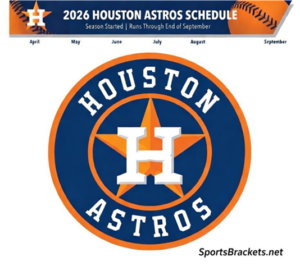 Read more about the article 2026 Houston Astros Schedule: Printable PDF, TV Channels, and Key Matchups