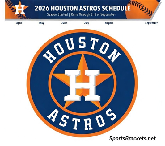 2026 Houston Astros Schedule: Printable PDF, TV Channels, and Key Matchups – Sports Brackets