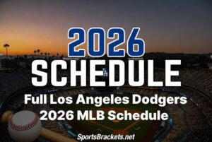 2026 Los Angeles Dodgers Schedule Printable