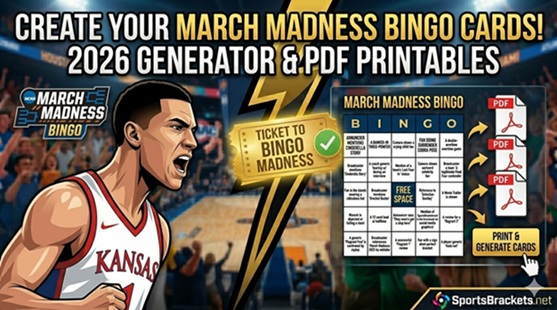 Printable March Madness Bingo