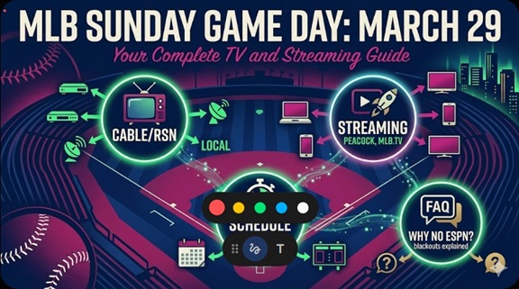 How to Watch MLB Games Today: Sunday, March 29 TV Schedule and Streaming Guide – Sports Brackets