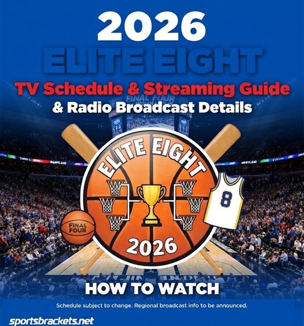Elite Eight 2026 bekijken: tv-schema, streaming en radiogids