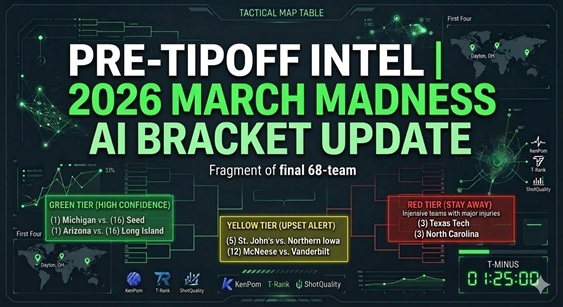 Printable 2026 March Madness Bracket AI Picks