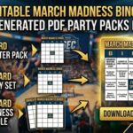 Printable 2026 March Madness Bingo Cards
