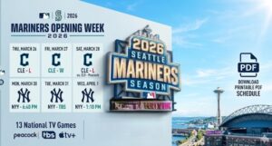 Printable 2026 Seattle Mariners Schedule