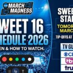 Sweet 16 Schedule 2026: When & How to Watch Every March Madness Game Tonight