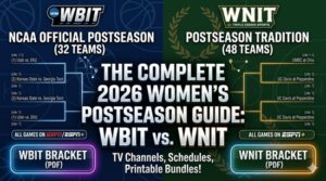 Read more about the article WBIT vs. WNIT: 2026 Women’s Postseason Guide & Thursday Schedule