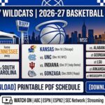 2026-27 Kentucky Basketball Schedule