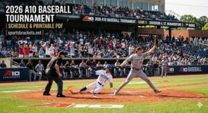 Read more about the article 2026 Atlantic 10 Baseball Tournament Bracket: Schedule and Printable PDF