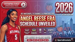 Read more about the article 2026 Atlanta Dream Schedule: Angel Reese Trade, TV Guide, and Printable PDF