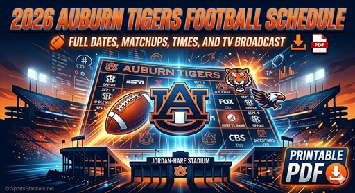 2026 Auburn Football Schedule