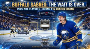 Read more about the article 2026 Buffalo Sabres Playoff Schedule: Round 1 vs. Boston Bruins