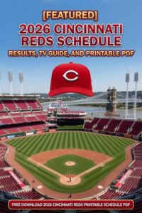 Read more about the article 2026 Cincinnati Reds Schedule: Results, TV Guide, and Printable PDF