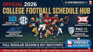 2026 College Football Schedule