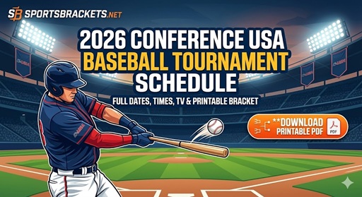 2026 Conference USA Basetball Tournament Schedule
