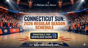 2026 Connecticut Sun Schedule