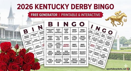 2026 Kentucky Derby Bingo Card Generator