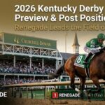 2026 Kentucky Derby Preview & Post Positions: Renegade Leads the Field of 20