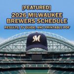 2026 Milwaukee Brewers Schedule