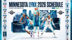 2026 Minnesota Lynx Schedule Printable