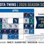 2026 Minnesota Twins Schedule