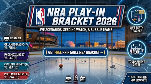 2026 NBA Play-In Tournament: Current Scenarios & Matchups – Sports Brackets