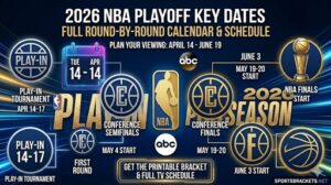 2026 NBA Playoff Calendar