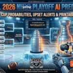 2026 NHL Playoff AI Predictions: Stanley Cup Probabilities, Upset Alerts & Printable PDF